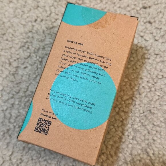 ThredUp Waste-Free Dryer Balls (2 Pack) – Eco-Friendly Laundry Essential - Picture 2 of 2